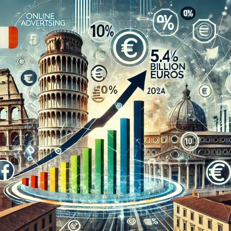 Pubblicità online verso i 5,4 miliardi di euro quest’anno in Italia (+10%)